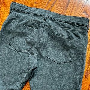 Charcoal Ponte Pant 5 pocket Liz Claiborne 12 EUC